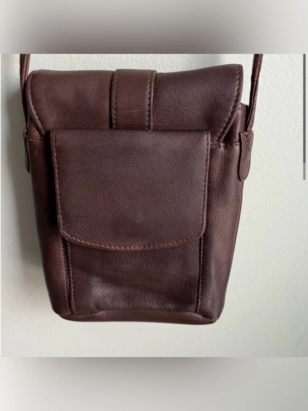 Fossil Brown Leather Small Crossbody